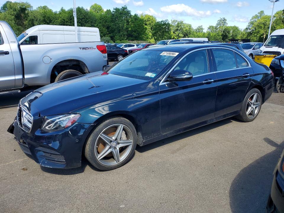 2017 Mercedes-benz E-klasse VIN WDDZF4KB8HA121429 COPART salvage auction — FRONT END, Wv - Certificate Of Title, sold $8,800 on 2026-07-27 (photo 1)