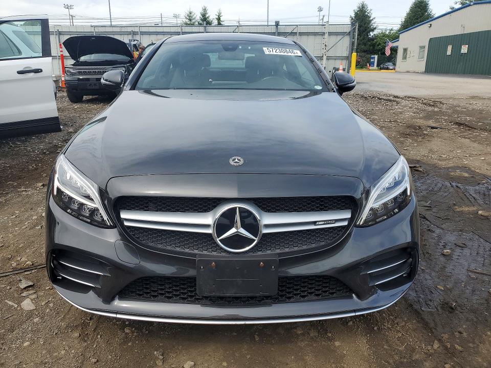 2020 Mercedes-benz C-klasse amg VIN WDDWJ6EBXLF962494 COPART salvage auction — REAR END, Md - Cert Of Salvage < 75% Damage, sold $13,100 on 2026-08-17 (photo 5)