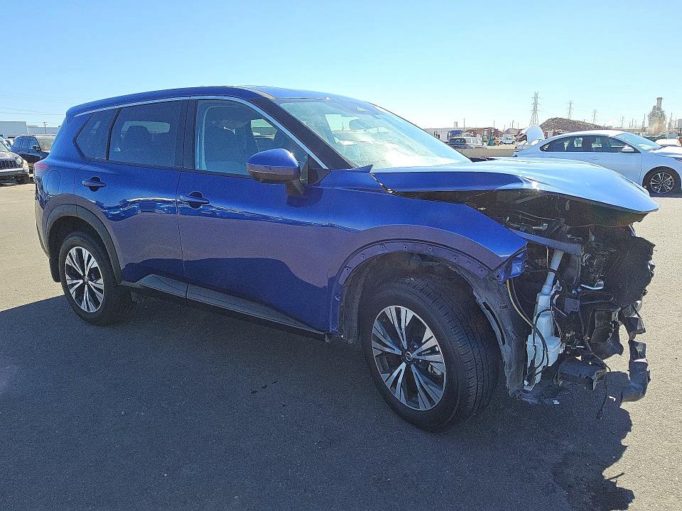 2021 Nissan Rogue VIN 5N1AT3BA6MC836138 COPART salvage auction — FRONT END, Az - Certificate Of Title, sold $2,700 on 2026-07-30 (photo 4)