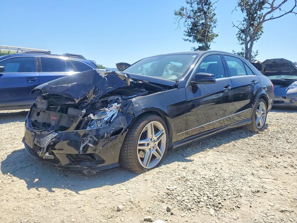 2011 Mercedes-benz E-class VIN WDDHF5GBXBA264609 COPART salvage auction — FRONT END, Ca - Salvage Certificate, sold $525 on 2026-07-07 (photo 1)