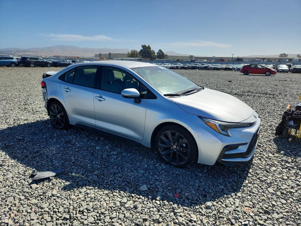 2024 Toyota Corolla VIN JTDS4MCE2R3519994 COPART salvage auction — REAR END, Ca - Salvage Certificate, sold $900 on 2026-07-23 (photo 4)
