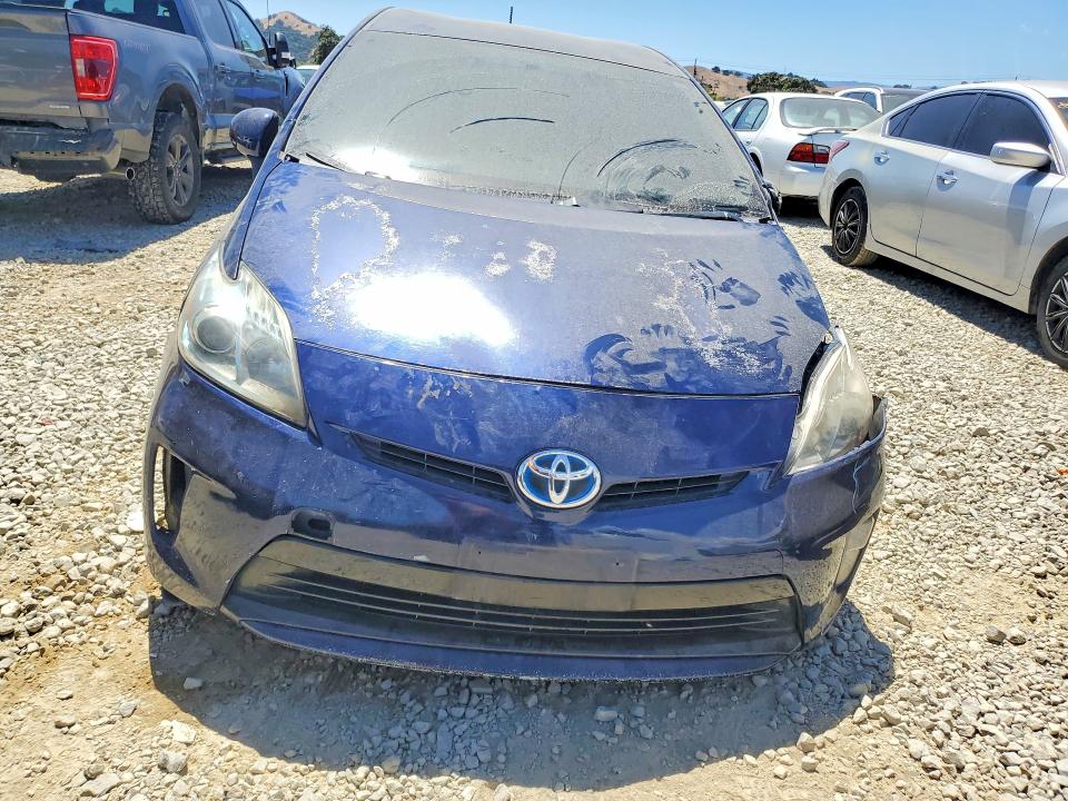 2014 Toyota Prius VIN JTDKN3DUXE1767316 COPART salvage auction — SIDE, Ca - Salvage Certificate, sold $750 on 2026-07-07 (photo 5)