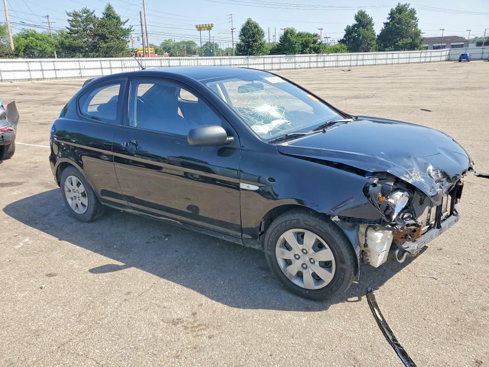 2010 Hyundai Accent VIN KMHCM3ACXAU164888 COPART salvage auction — FRONT END, OH - CERT OF TITLE-SALVAGE, sold $275 on 2026-07-15 (photo 4)