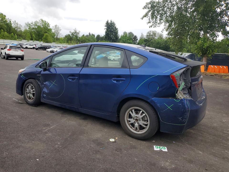 2010 Toyota Prius VIN JTDKN3DU0A0159286 COPART salvage auction — SIDE, OR - SALVAGE TITLE CERTIFICATE, sold $1,050 on 2026-07-27 (photo 2)