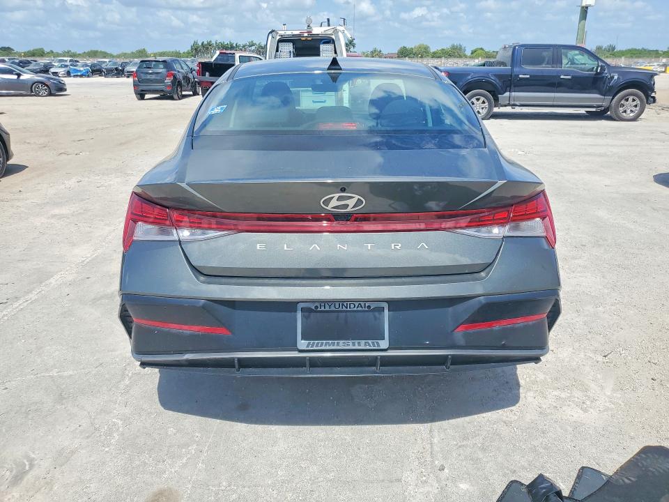 2025 Hyundai Elantra VIN KMHLS4DG0SU938934 COPART salvage auction — FRONT END, Fl - Certificate Of Title, sold $10,500 on 2026-07-07 (photo 6)