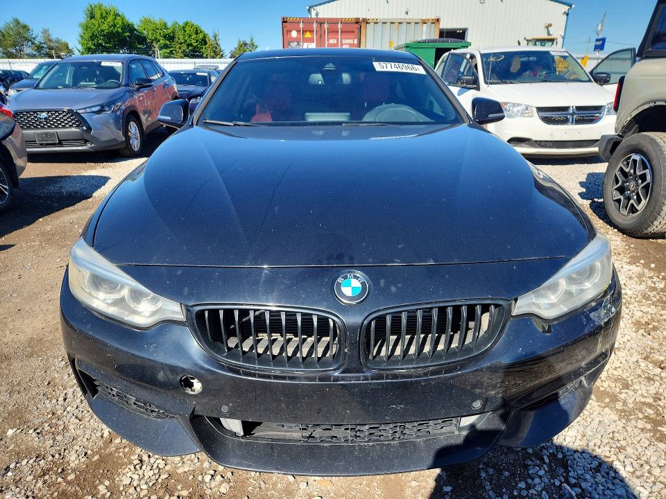 2016 BMW 4 series VIN WBA3R5C51GK374605 COPART salvage auction — SIDE, ON - PERMIT NO BRAND - UNFIT, sold $2,100 on 2026-07-21 (photo 5)