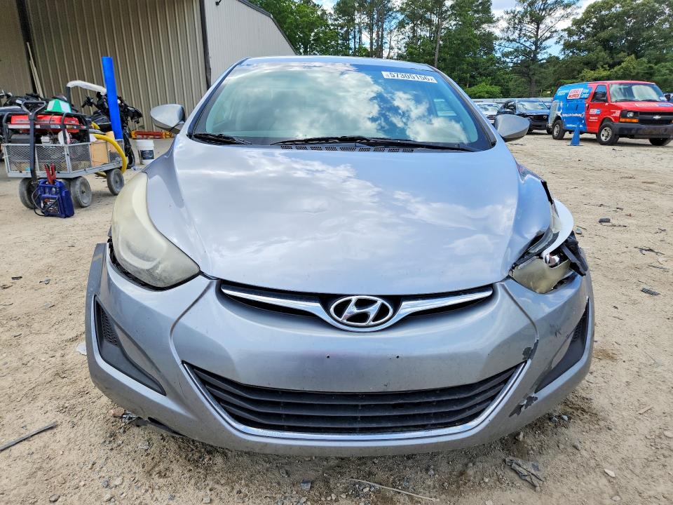 2015 Hyundai Elantra VIN 5NPDH4AE6FH642679 COPART salvage auction — FRONT END, De - Salvage Certificate, sold $325 on 2026-07-28 (photo 5)