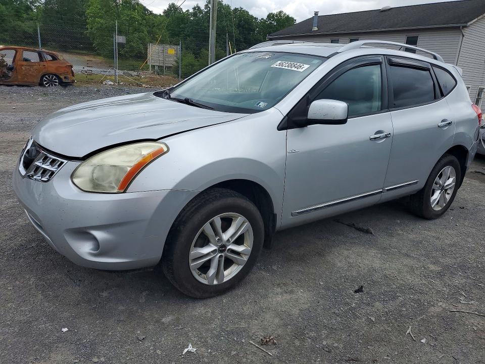 2012 Nissan Rogue VIN JN8AS5MV3CW711375 COPART salvage auction — REAR END, Mt - Certificate Of Title, sold $475 on 2026-07-09 (photo 1)