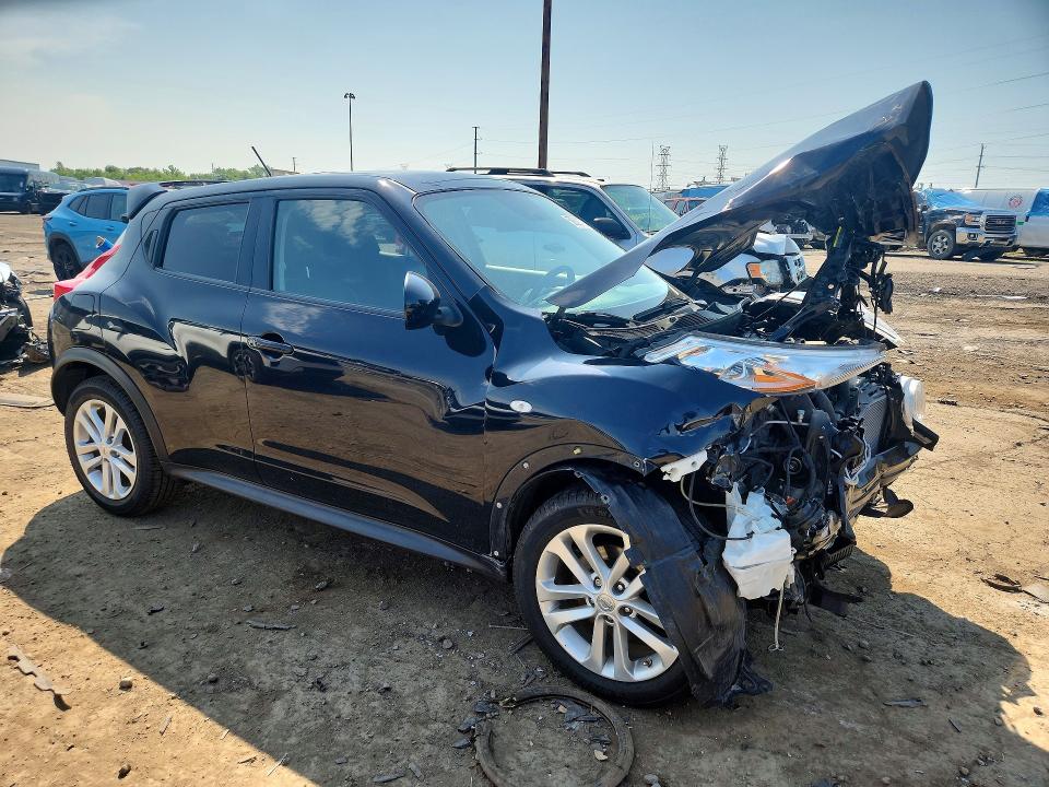 2014 Nissan Juke VIN JN8AF5MR2ET357974 COPART salvage auction — FRONT END, Mi - Certificate Of Title, sold $575 on 2026-07-14 (photo 4)