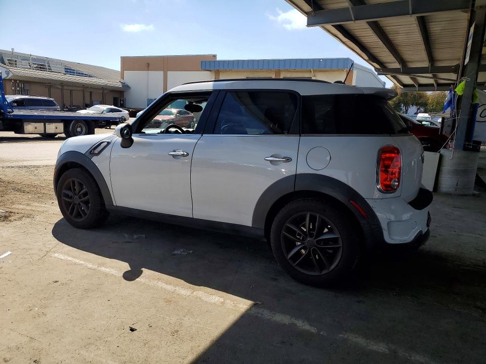2012 Mini Cooper VIN WMWZC3C52CWM27878 COPART salvage auction — REAR END, Ca - Salvage Certificate, sold $500 on 2026-07-14 (photo 2)