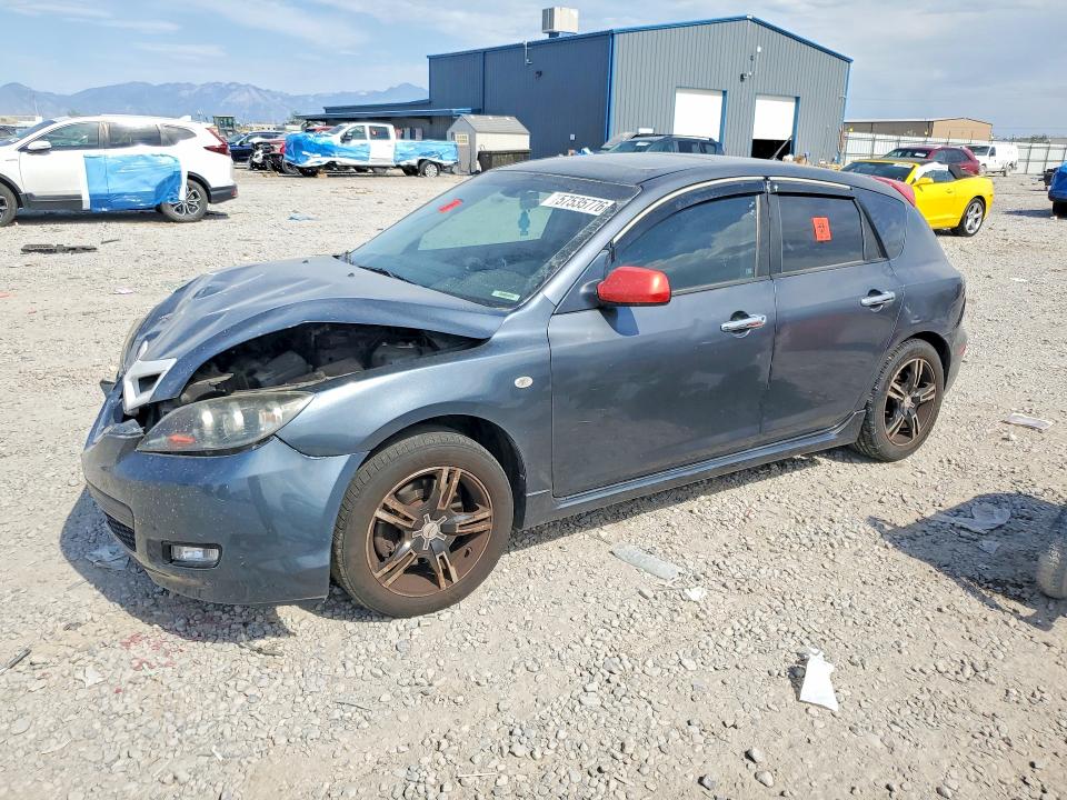 2008 Mazda 3 VIN JM1BK344581176758 COPART salvage auction — FRONT END, Ut - Salvage Certificate, sold $150 on 2026-07-28 (photo 1)