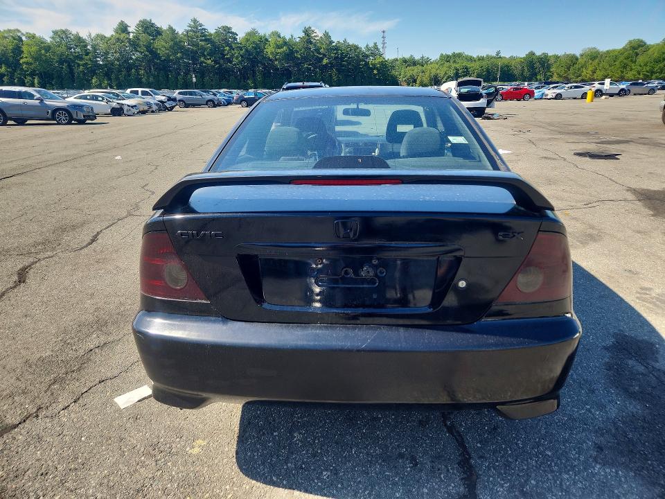 2005 Honda Civic VIN 1HGEM22935L021336 COPART salvage auction — BURN, Ri - Salvage Certificate Of Title, sold $475 on 2026-07-23 (photo 6)
