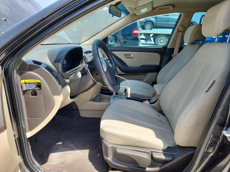 2009 Hyundai Elantra VIN KMHDU46D69U615077 COPART salvage auction — FRONT END, TX - SALVAGE VEHICLE TITLE, sold $325 on 2026-07-23 (photo 7)