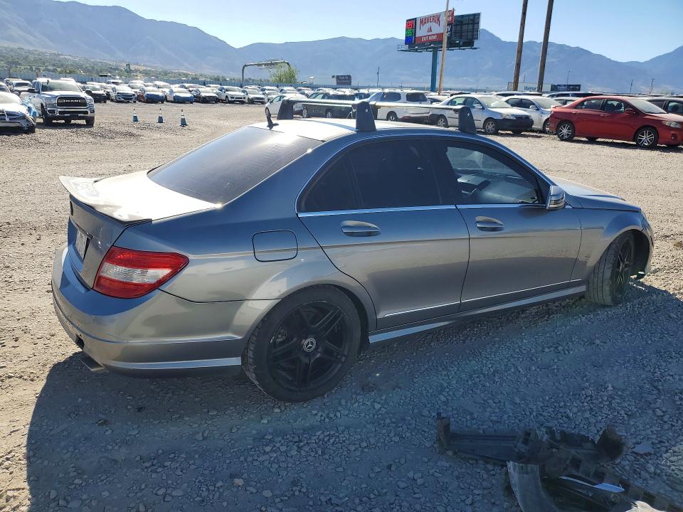 2011 Mercedes-benz C class VIN WDDGF8BB4BR140776 COPART salvage auction — FRONT END, Ut - Salvage Certificate, sold $150 on 2026-07-20 (photo 3)