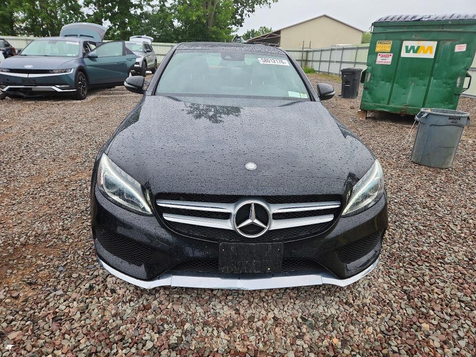 2016 Mercedes-benz C class VIN WDDWF4KB2GR143865 COPART salvage auction — REAR END, NY - MV-907A SALVAGE CERTIFICATE, sold $5,600 on 2026-07-13 (photo 5)