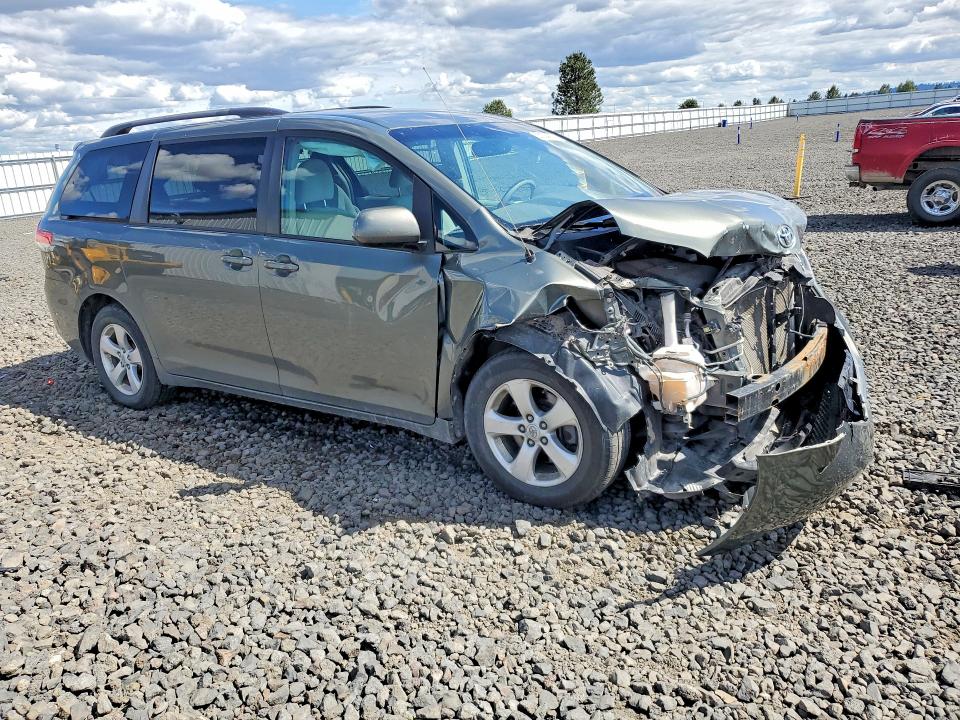 2012 Toyota VIN 5TDKK3DC0CS205599 COPART salvage auction — FRONT END, Wa - Bill Of Sale, sold $725 on 2026-07-08 (photo 4)