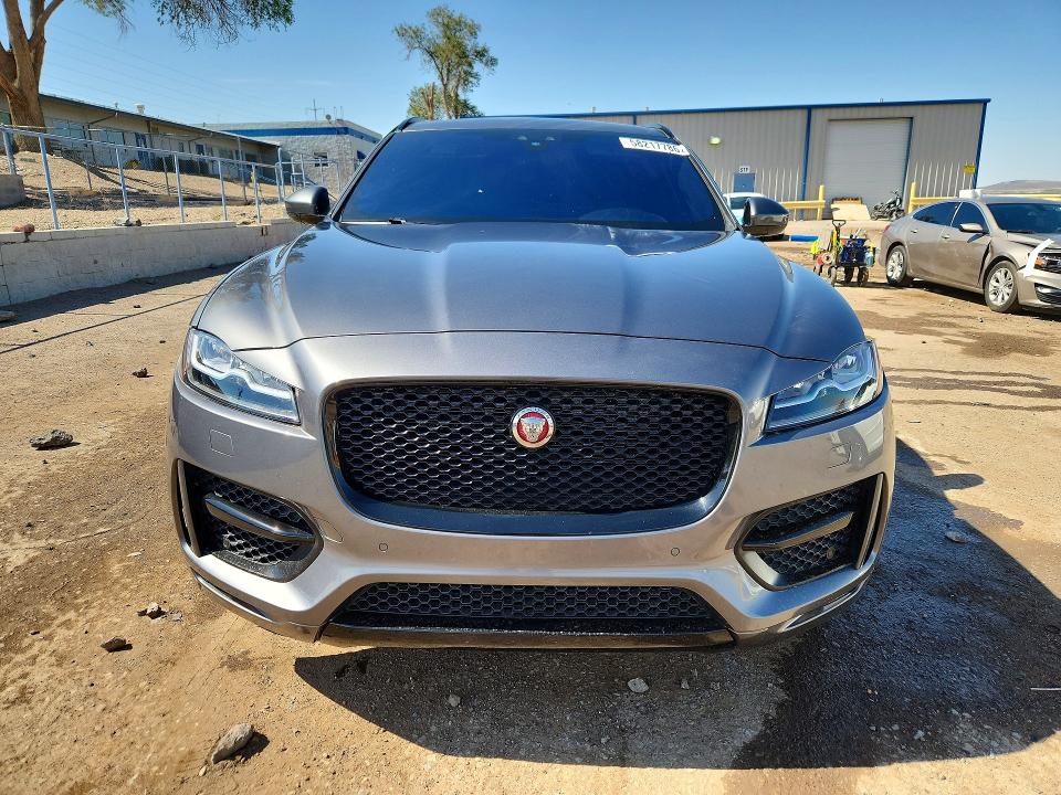 2019 Jaguar F-pace VIN SADCL2GX1KA398839 COPART salvage auction — FRONT END, Nm - Cert Of Title-Salvage, sold $1,600 on 2026-07-30 (photo 5)
