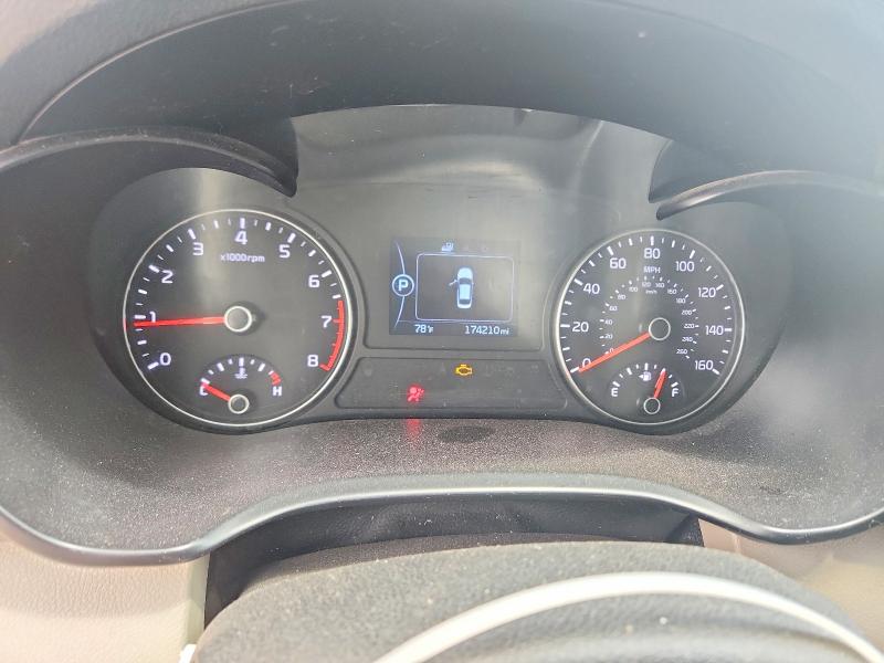 2016 Kia VIN 5XXGT4L32GG019094 COPART salvage auction — SIDE, IL - SALVAGE CERTIFICATE, sold $700 on 2026-07-30 (photo 9)