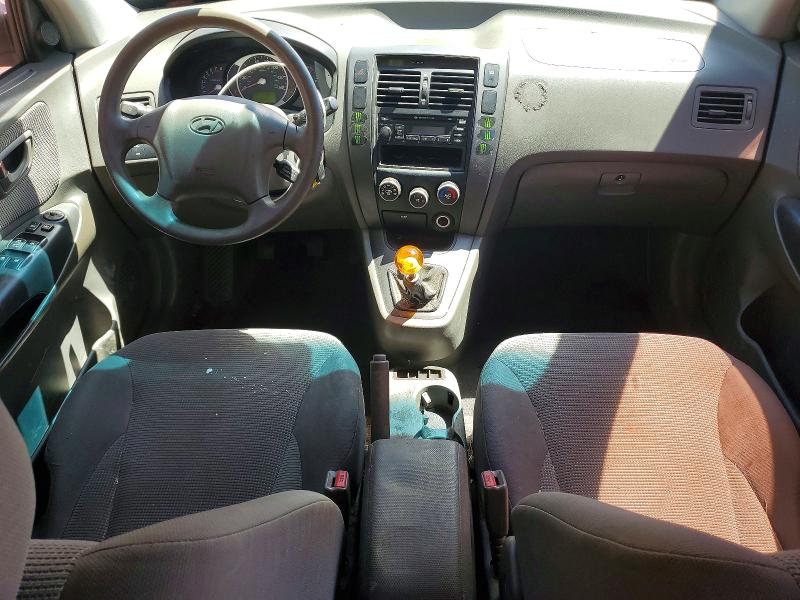 2006 Hyundai Tucson VIN KM8JM12B56U437504 COPART salvage auction — REAR END, GA - CERT OF TITLE-SALVAGE, sold $350 on 2026-07-07 (photo 8)