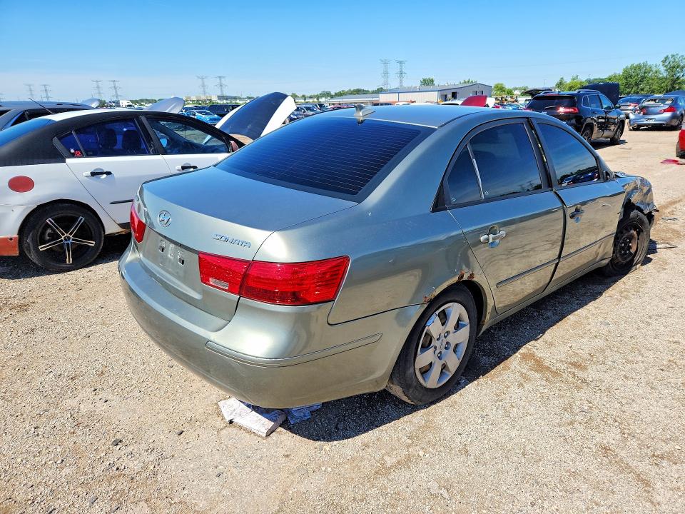 2010 Hyundai Sonata VIN 5NPET4ACXAH647796 COPART salvage auction — FRONT END, Il - Salvage Certificate, sold $250 on 2026-07-28 (photo 3)