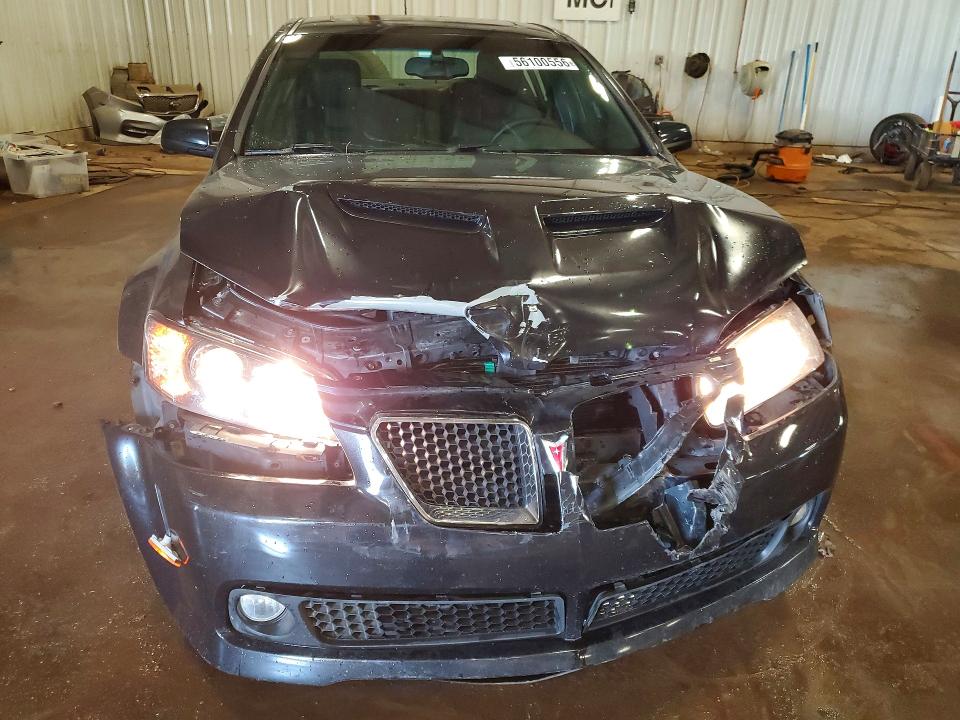 2009 Pontiac G8 VIN 6G2ER57739L304292 COPART salvage auction — FRONT END, Mi - Certificate Of Title, sold $475 on 2026-07-10 (photo 5)