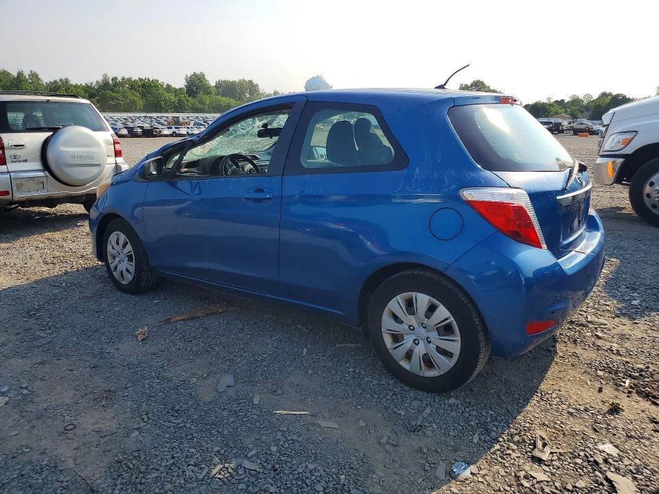 2012 Toyota Yaris VIN JTDJTUD31CD509311 COPART salvage auction — ROOF, Nj - Cert Of Title-Salvage, sold $425 on 2026-07-31 (photo 2)