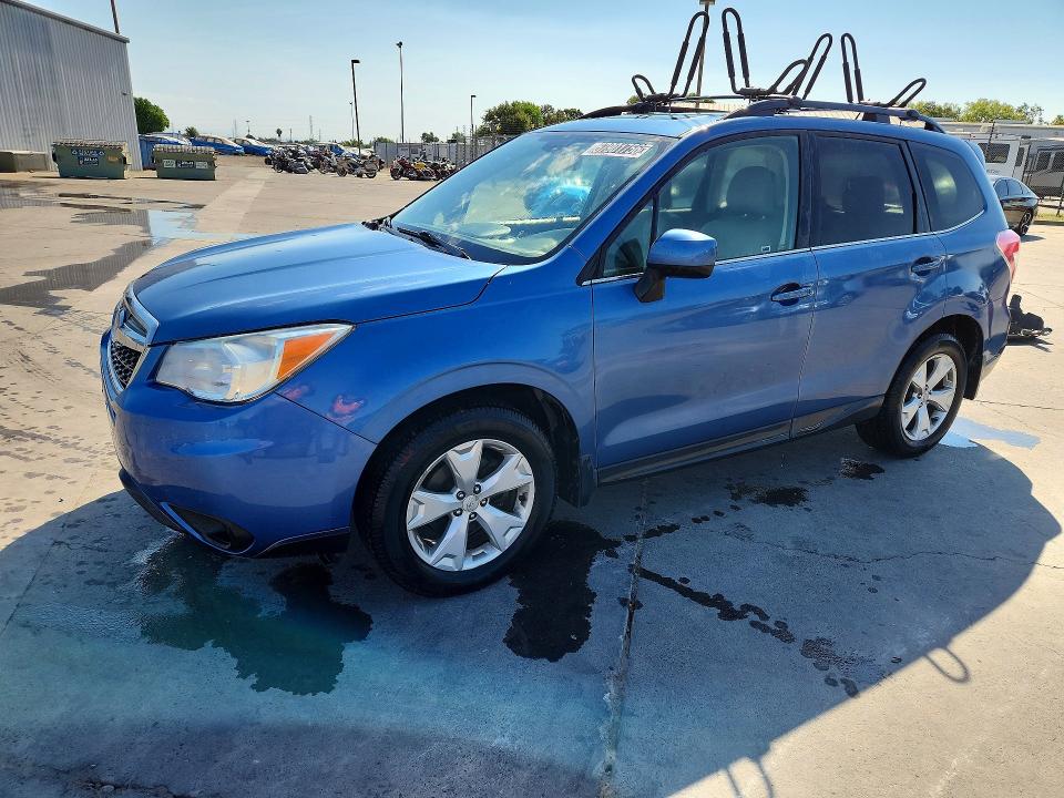 2015 Subaru Forester VIN JF2SJARC6FH512754 COPART salvage auction — MINOR DENT/SCRATCHES, CA - CERTIFICATE OF TITLE, sold $4,000 on 2026-08-01 (photo 1)