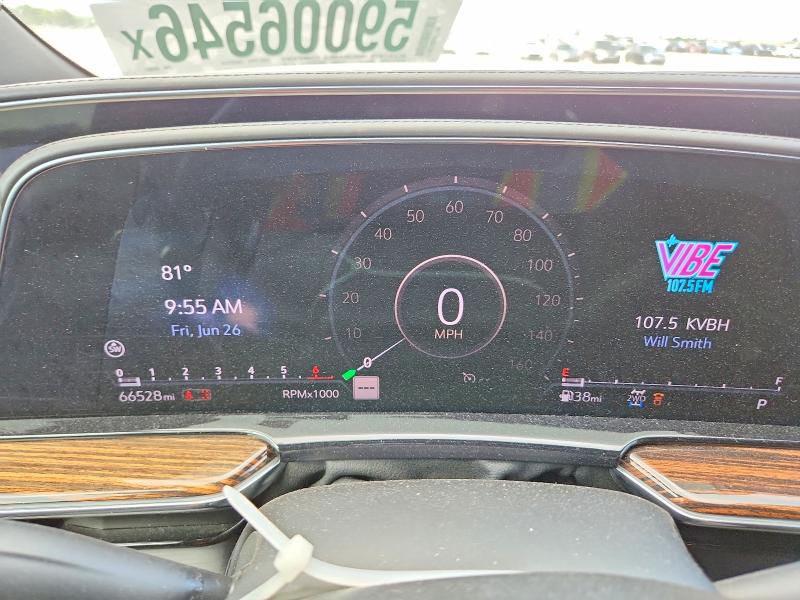 2021 Cadillac Escalade VIN 1GYS4BKL4MR408867 COPART salvage auction — FRONT END, Tx - Salvage Vehicle Title, sold $31,250 on 2026-08-20 (photo 9)