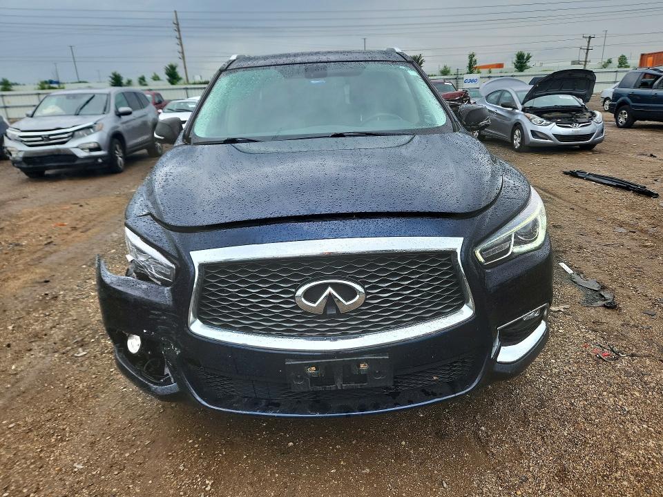 2017 Infiniti Qx60 VIN 5N1DL0MMXHC555131 COPART salvage auction — FRONT END, IL - SALVAGE CERTIFICATE, sold $2,200 on 2026-07-30 (photo 5)