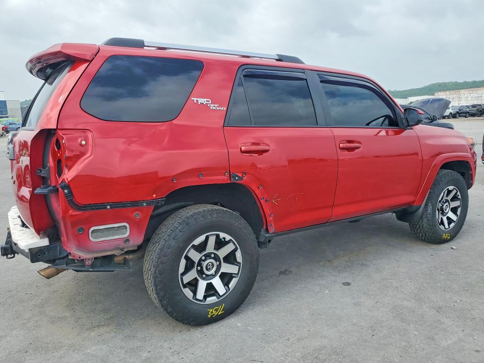 2018 Toyota 4runner VIN JTEBU5JR2J5581752 COPART salvage auction — REAR END, OK - CERTIFICATE OF TITLE, sold $12,400 on 2026-07-31 (photo 3)