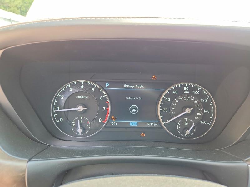 2020 Genesis VIN KMTF34PA2LU076003 COPART salvage auction — FRONT END, Sc - Cert Of Title-Salvage, sold $7,800 on 2026-07-21 (photo 9)