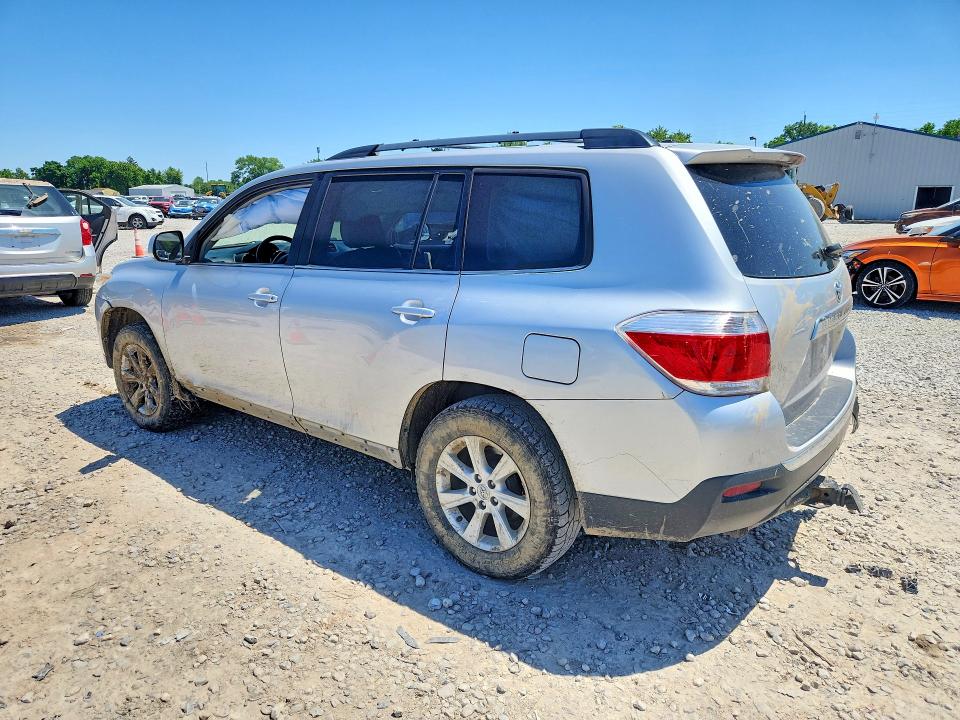 2012 Toyota Highlander VIN 5TDBK3EH8CS148014 COPART salvage auction — FRONT END, Oh - Cert Of Title-Salvage, sold $2,500 on 2026-07-17 (photo 2)