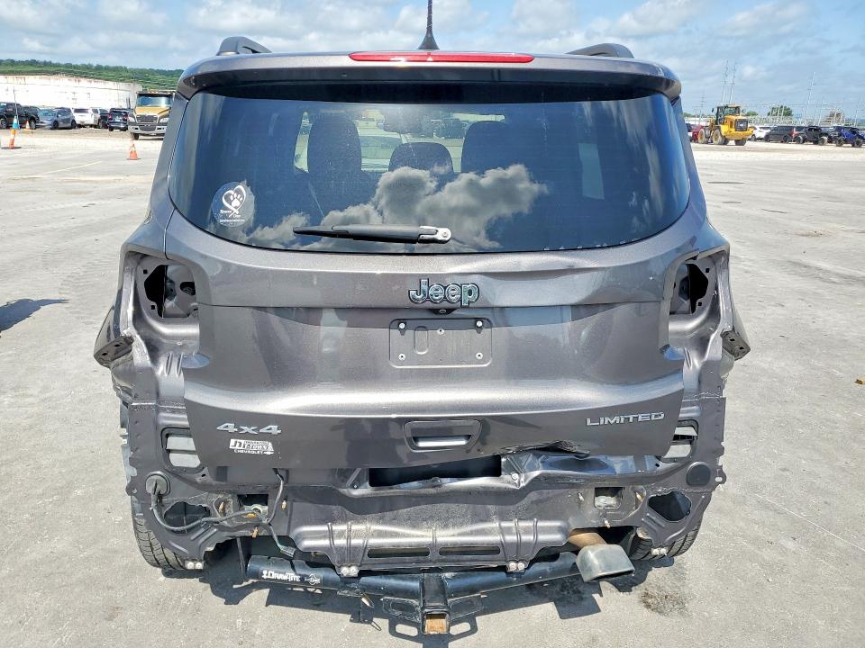 2021 Jeep Renegade VIN ZACNJDD19MPM36520 COPART salvage auction — REAR END, OK - CERT OF TITLE-SALVAGE, sold $1,500 on 2026-07-24 (photo 6)