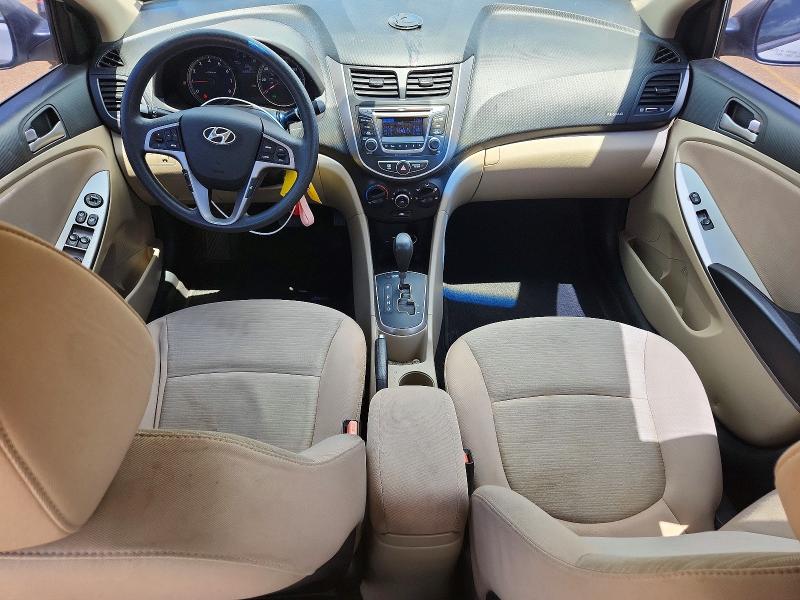 2016 Hyundai Accent VIN KMHCT4AE6GU123807 COPART salvage auction — FRAME DAMAGE, TX - CERTIFICATE OF TITLE, sold $850 on 2026-07-06 (photo 8)