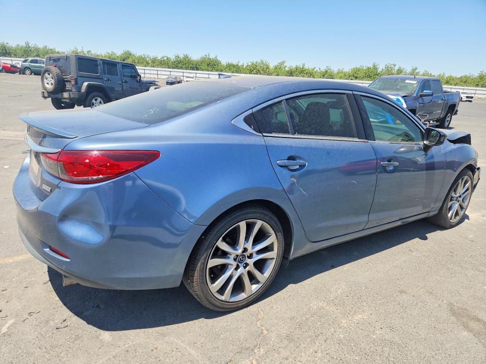 2014 Mazda 6 VIN JM1GJ1W52E1113065 COPART salvage auction — FRONT END, Ca - Salvage Certificate, sold $675 on 2026-07-02 (photo 3)