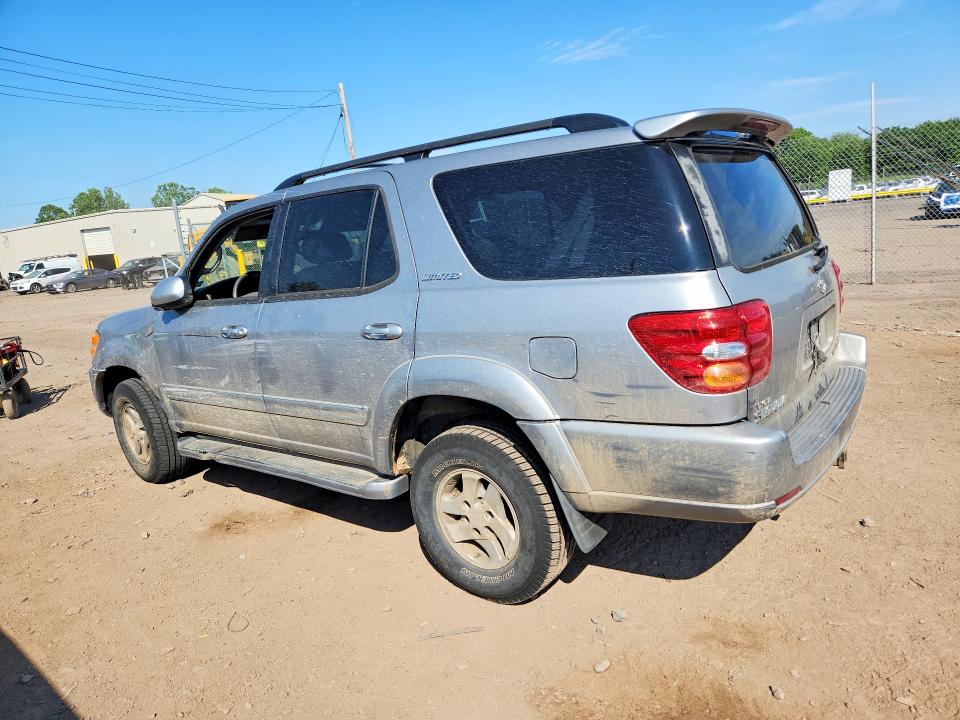 2001 Toyota Sequoia VIN 5TDBT48A21S001590 COPART salvage auction — FRONT END, Pa - Certificate Of Salvage, sold $800 on 2026-07-22 (photo 2)