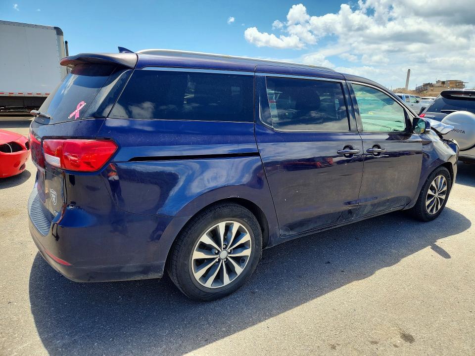 2018 Kia SEDONA VIN KNDMC5C14J6423074 COPART salvage auction — FRONT END, Hi - Certificate Of Salvage, sold $2 on 2026-07-27 (photo 3)