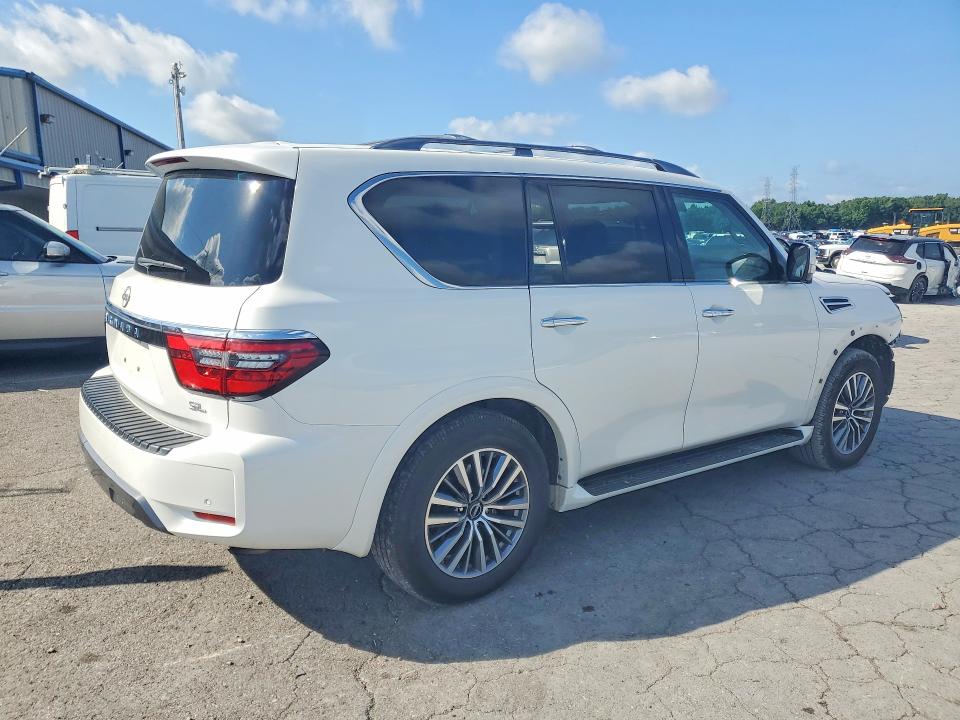 2023 Nissan Armada VIN JN8AY2BD0P9690187 COPART salvage auction — FRONT END, Tn - Salvage Certificate, sold $20,500 on 2026-07-28 (photo 3)
