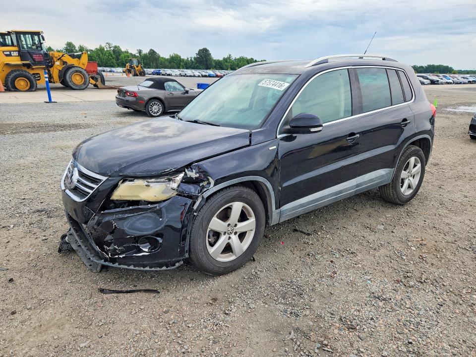 2010 Volkswagen Tiguan VIN WVGAV7AX1AW001677 COPART salvage auction — FRONT END, NC - SALVAGE CERTIFICATE OF TITLE, sold $500 on 2026-07-27 (photo 1)