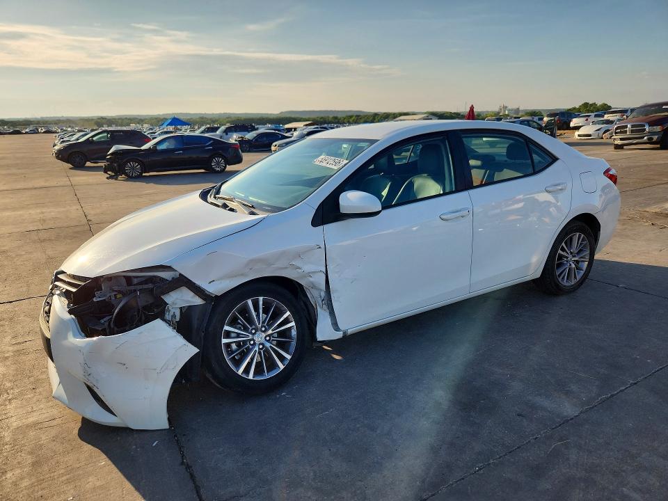 2014 Toyota Corolla VIN 5YFBURHE3EP149548 COPART salvage auction — SIDE, Tx - Salvage Vehicle Title, sold $2,800 on 2026-07-08 (photo 1)
