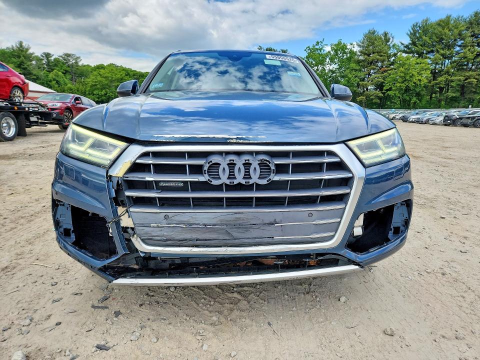 2018 Audi Q5 VIN WA1BNAFY3J2233965 COPART salvage auction — FRONT END, Ma - Certificate Of Title, sold $5,100 on 2026-07-30 (photo 5)
