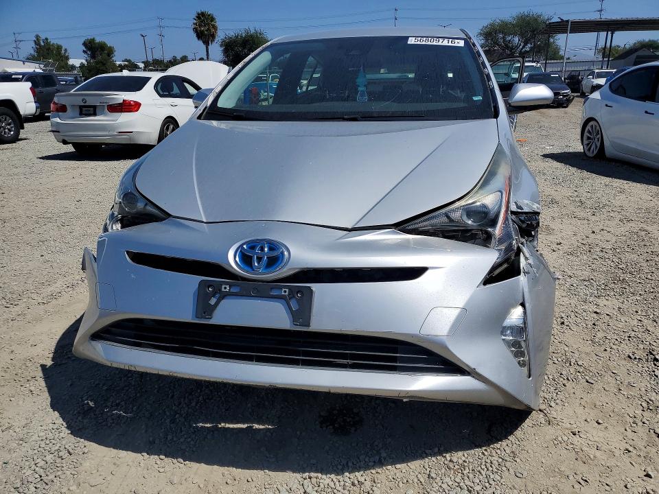 2016 Toyota Prius VIN JTDKARFU6G3001022 COPART salvage auction — FRONT END, Ca - Salvage Certificate, sold $3,100 on 2026-07-28 (photo 5)