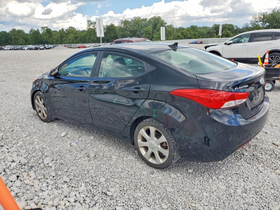 2011 Hyundai Elantra VIN KMHDH4AE4BU084939 COPART salvage auction — FRONT END, Oh - Cert Of Title-Salvage, sold $1,200 on 2026-07-02 (photo 2)