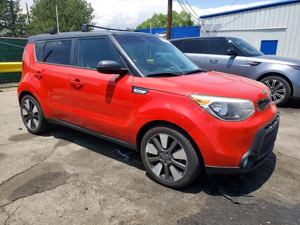 2016 Kia Soul VIN KNDJP3A58G7358332 COPART salvage auction — HAIL, Co - Dis/Dlr/Exp Only Clean Title, sold $275 on 2026-07-23 (photo 4)