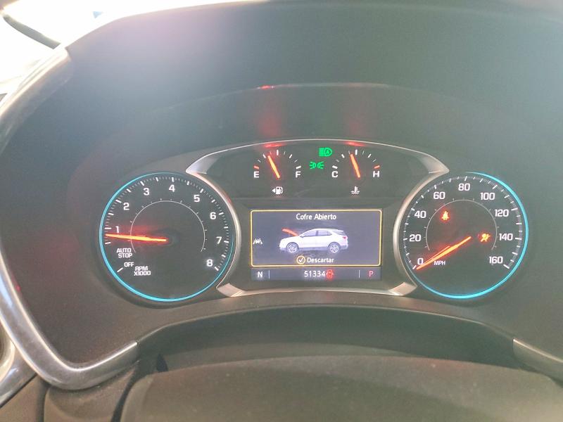 2020 Chevrolet Equinox VIN 3GNAXKEVXLS594195 COPART salvage auction — FRONT END, Tx - Salvage Vehicle Title, sold $2,500 on 2026-07-24 (photo 9)