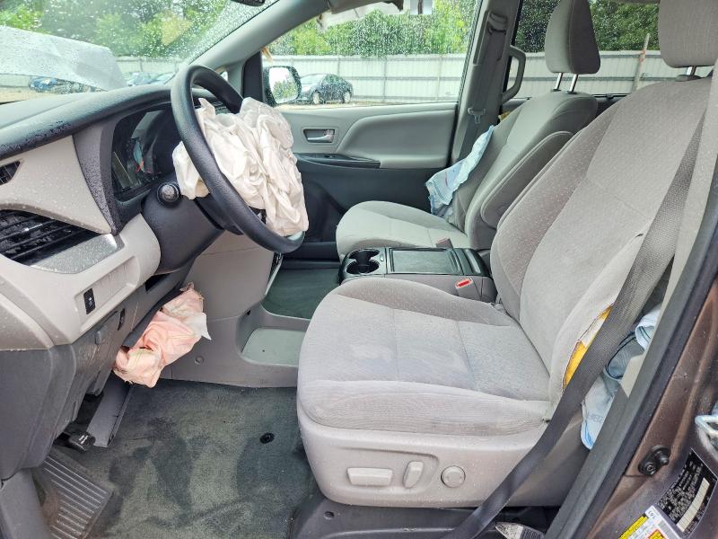 2017 Toyota Sienna VIN 5TDJZ3DC5HS183808 COPART salvage auction — FRONT END, Il - Salvage Certificate, sold $1,100 on 2026-07-28 (photo 7)