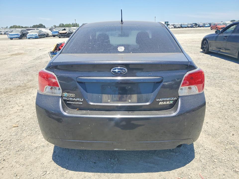 2012 Subaru Impreza VIN JF1GJAC62CH027519 COPART salvage auction — FRONT END, Ca - Salvage Certificate, sold $250 on 2026-07-14 (photo 6)