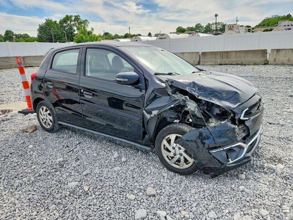 2017 Mitsubishi Mirage VIN ML32A4HJ2HH017991 COPART salvage auction — FRONT END, OH - CERT OF TITLE-SALVAGE, sold $425 on 2026-07-02 (photo 4)