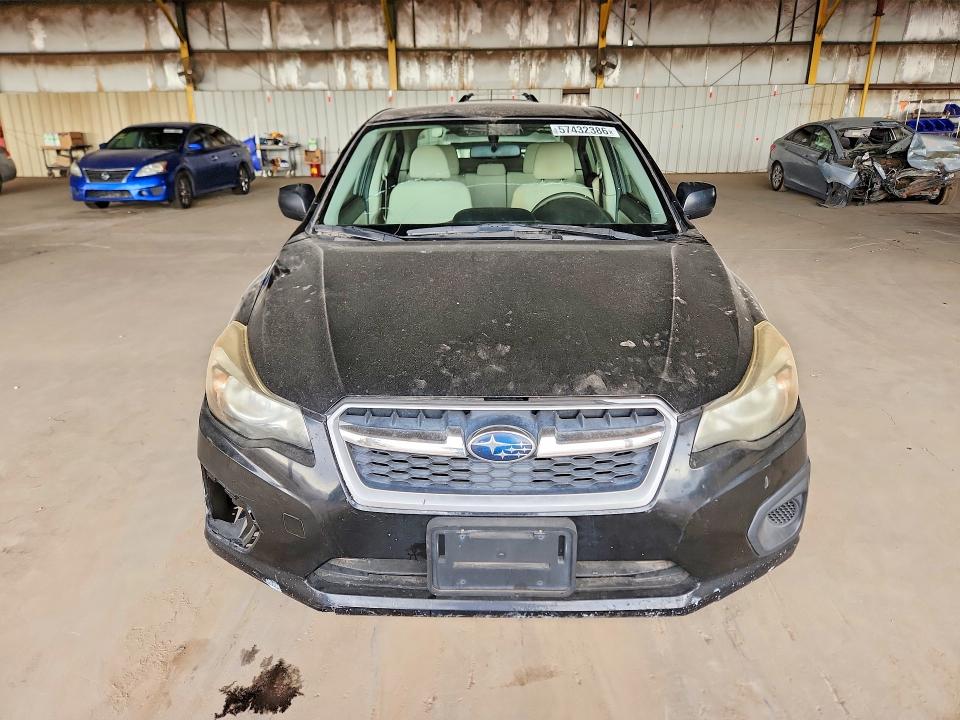 2013 Subaru Impreza VIN JF1GJAA67DH025267 COPART salvage auction — MINOR DENT/SCRATCHES, Az - Certificate Of Title (P), sold $500 on 2026-07-13 (photo 5)