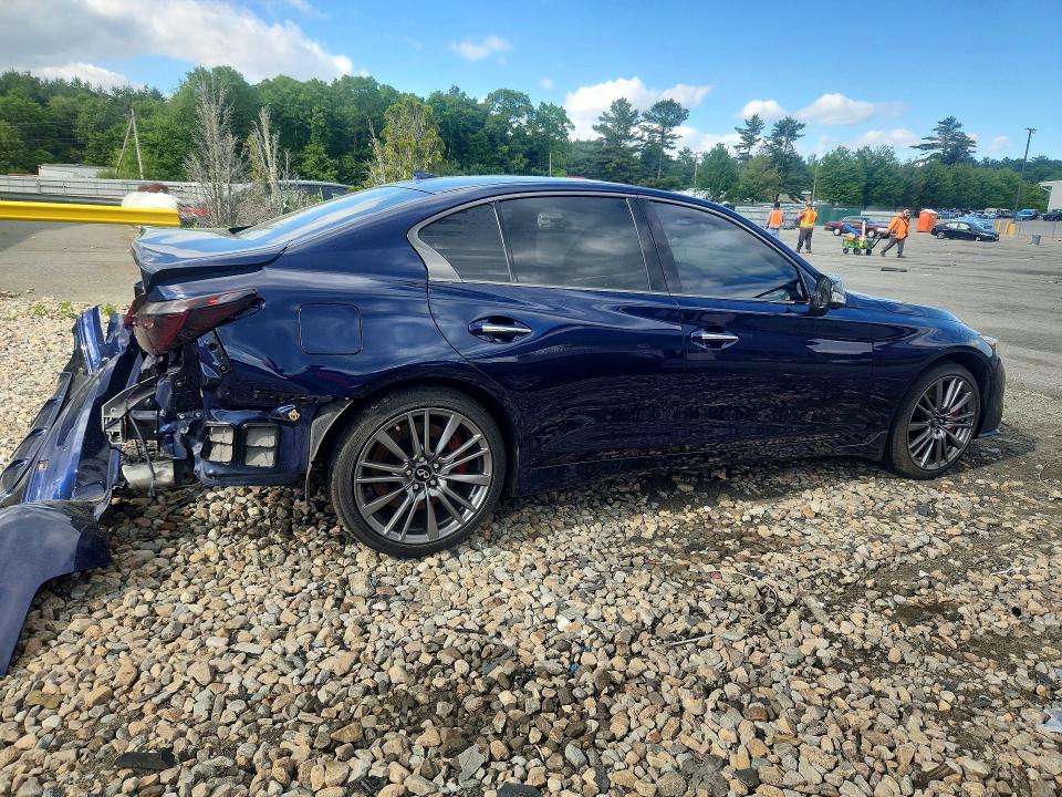 2021 Infiniti VIN JN1FV7DR6MM880698 COPART salvage auction — REAR END, Ct - Cert Of Title-Salvage, sold $4,750 on 2026-07-21 (photo 3)